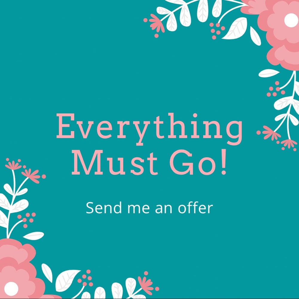Everything must go!